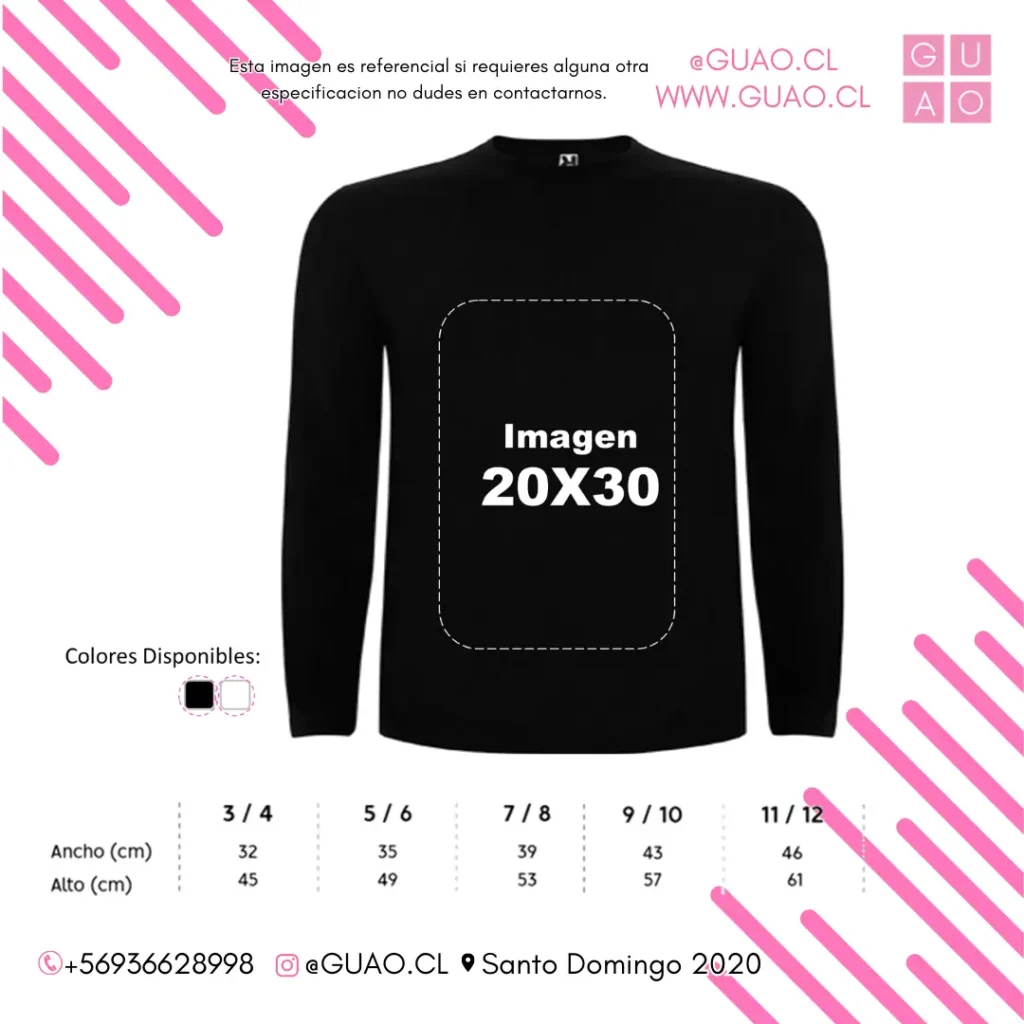 Polera manga larga de niño